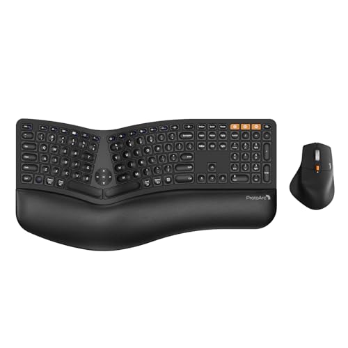 Full-Size Split Ergonomic Keyboard and Mouse