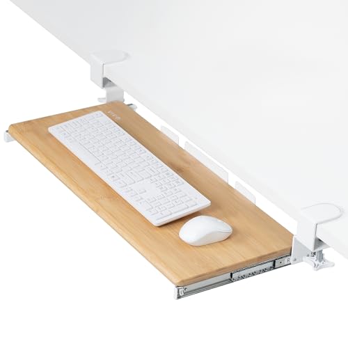 Extra-Long Clamp-On Keyboard Tray