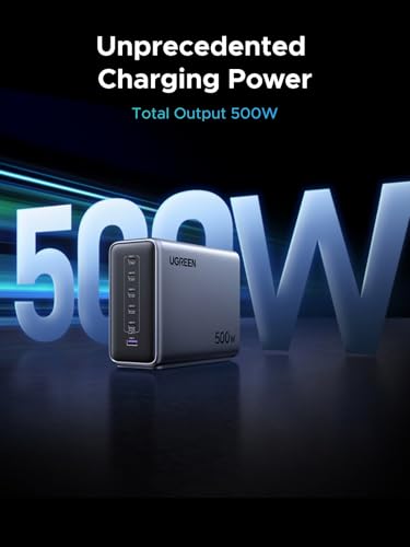 500W Six-Port GaN Charging Station