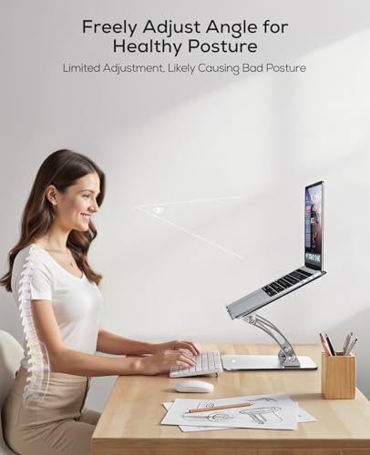 Heavy-Duty Adjustable Laptop Stand