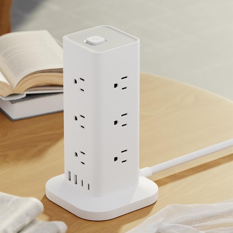 Desktop AC Power Strip with USB-C and USB-A