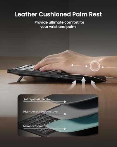 Full-Size Split Ergonomic Keyboard and Mouse