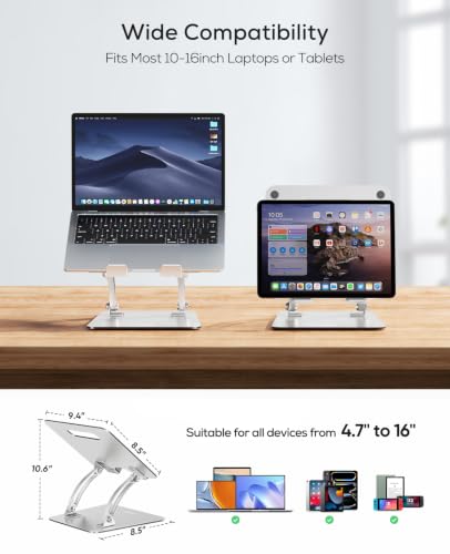 Heavy-Duty Adjustable Laptop Stand
