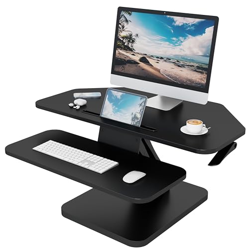 32-Inch Corner Standing Desk Converter
