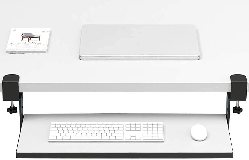64 cm Clamp-On Sliding Keyboard Tray