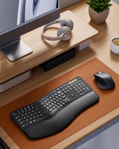 Full-Size Split Ergonomic Keyboard and Mouse