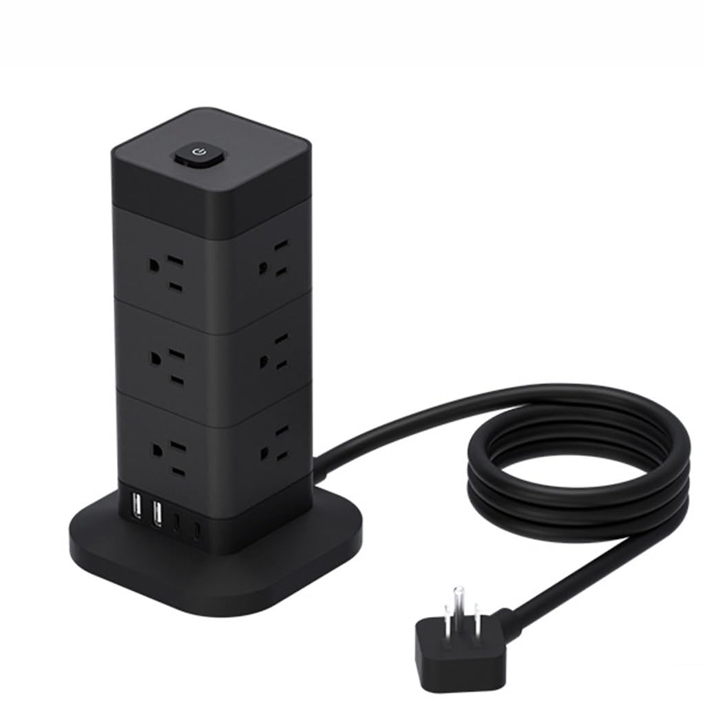 Desktop AC Power Strip with USB-C and USB-A