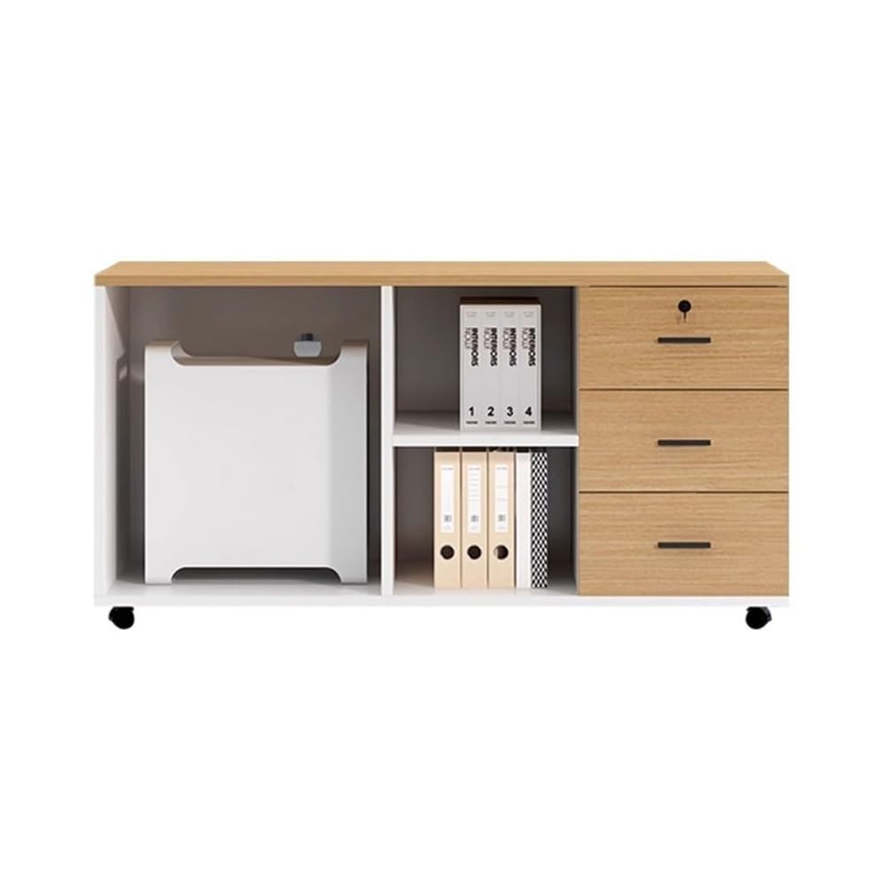 Locking Mobile Under-Desk File Cabinet