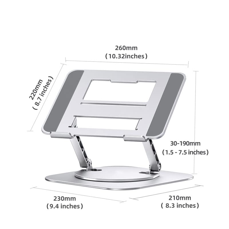 360° Rotating Aluminum Laptop Stand