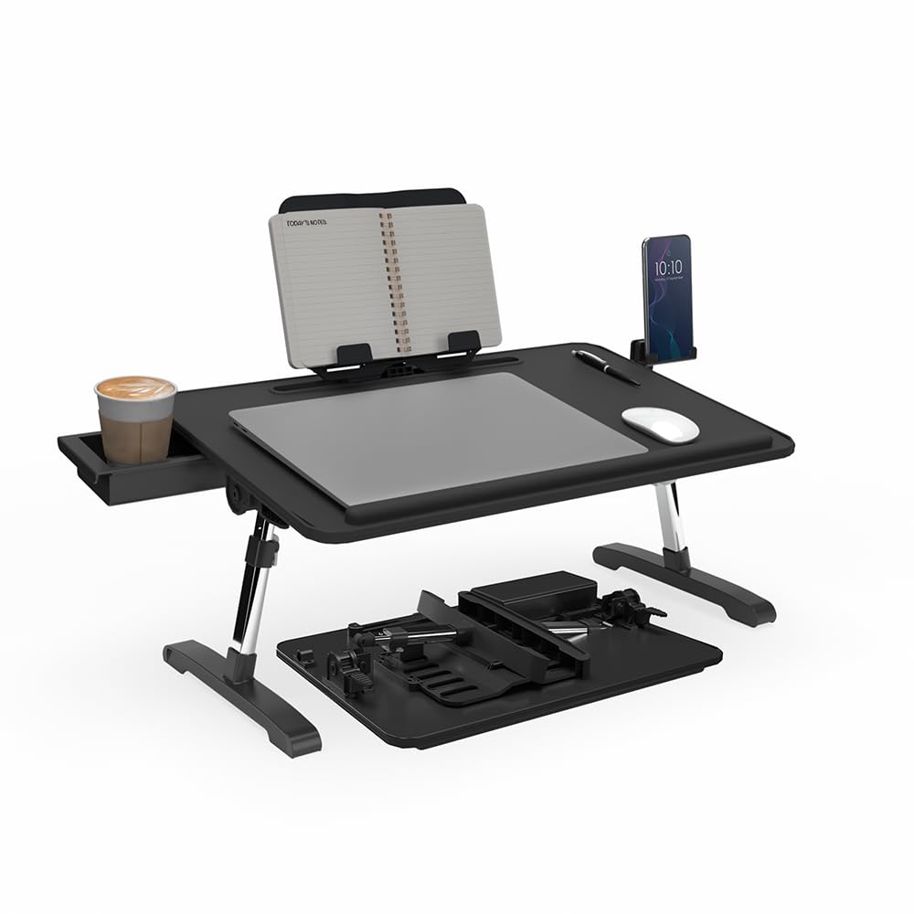 Adjustable Portable Desk and Lap Workstation