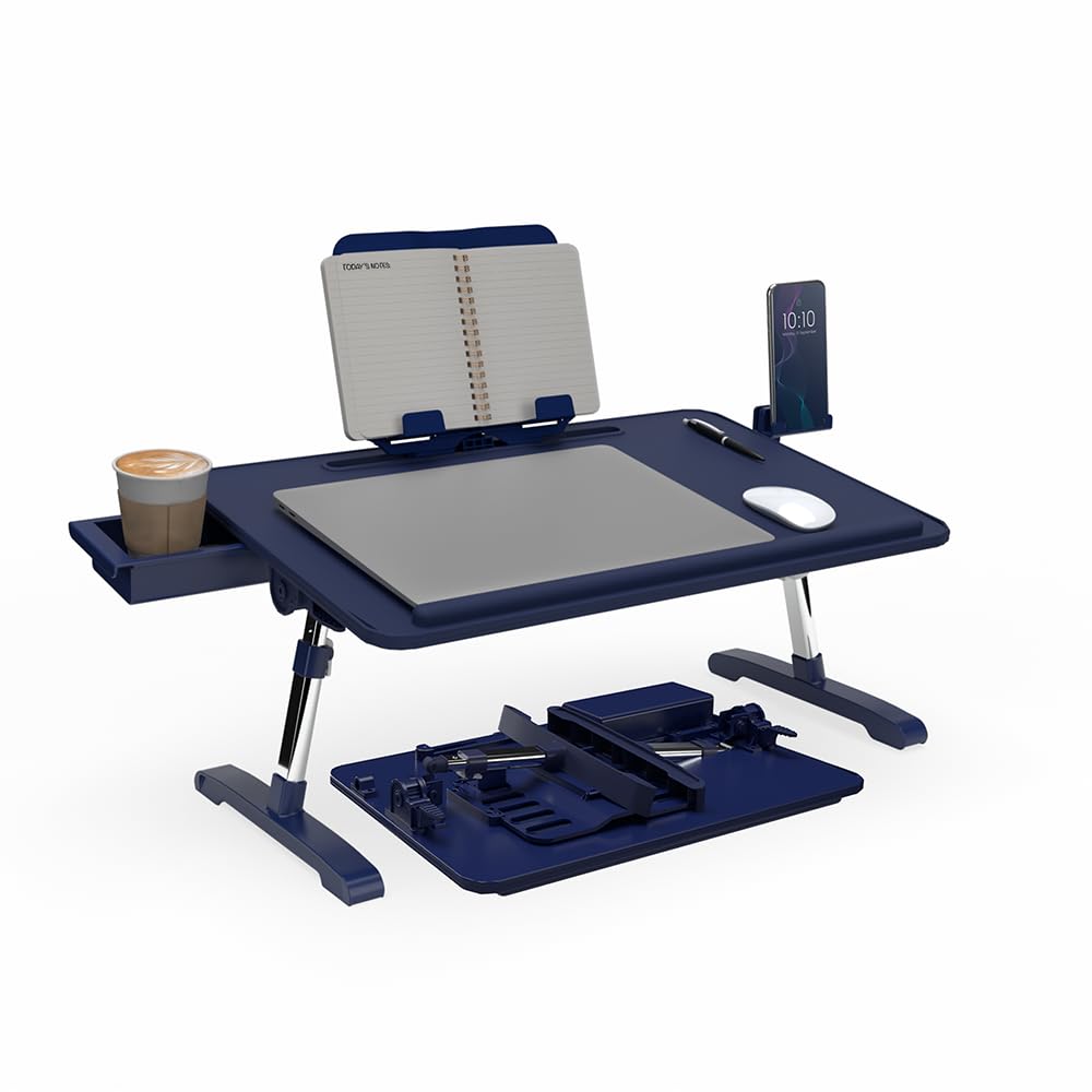 Adjustable Portable Desk and Lap Workstation