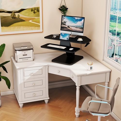 32-Inch Corner Standing Desk Converter