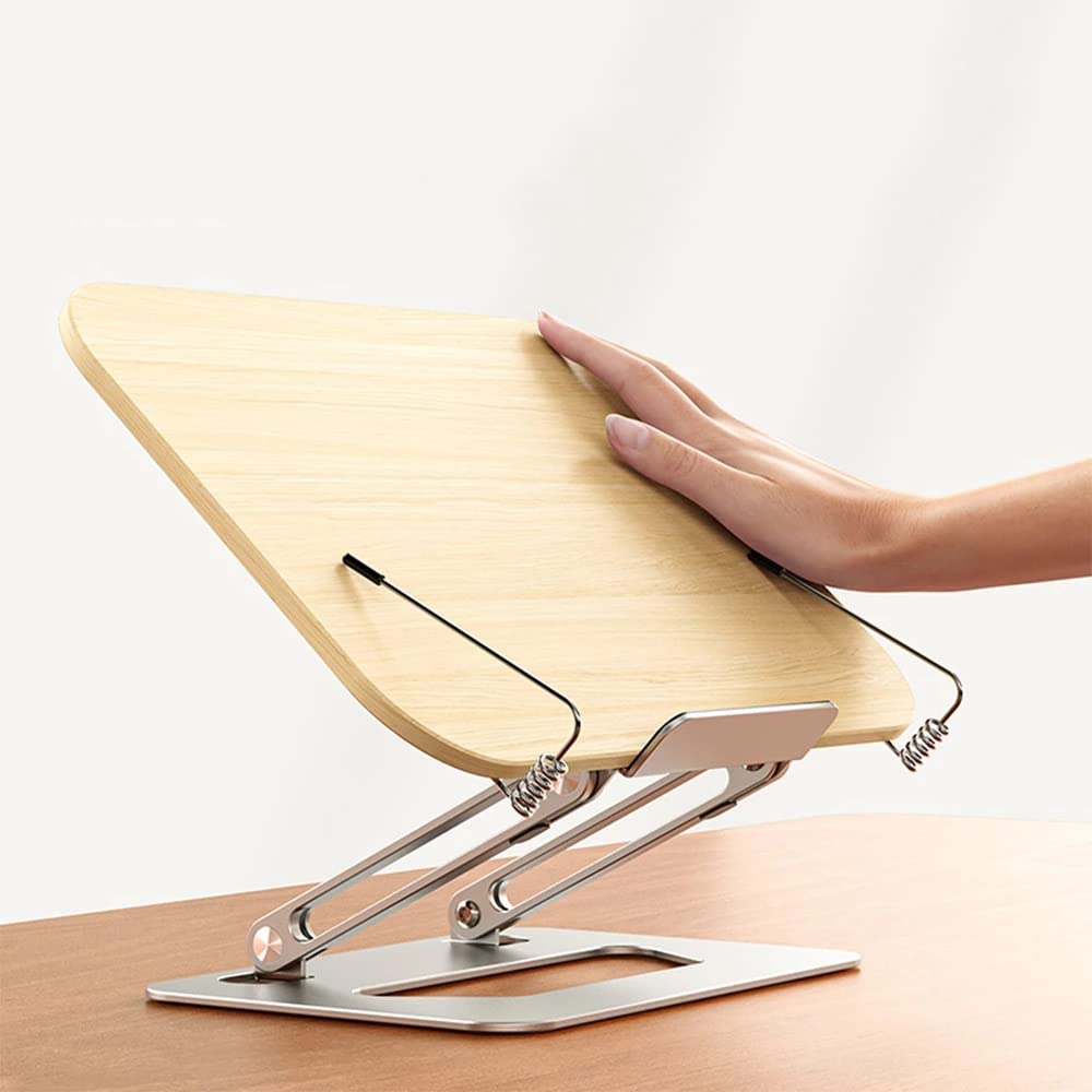 Foldable Aluminum Laptop and Book Stand