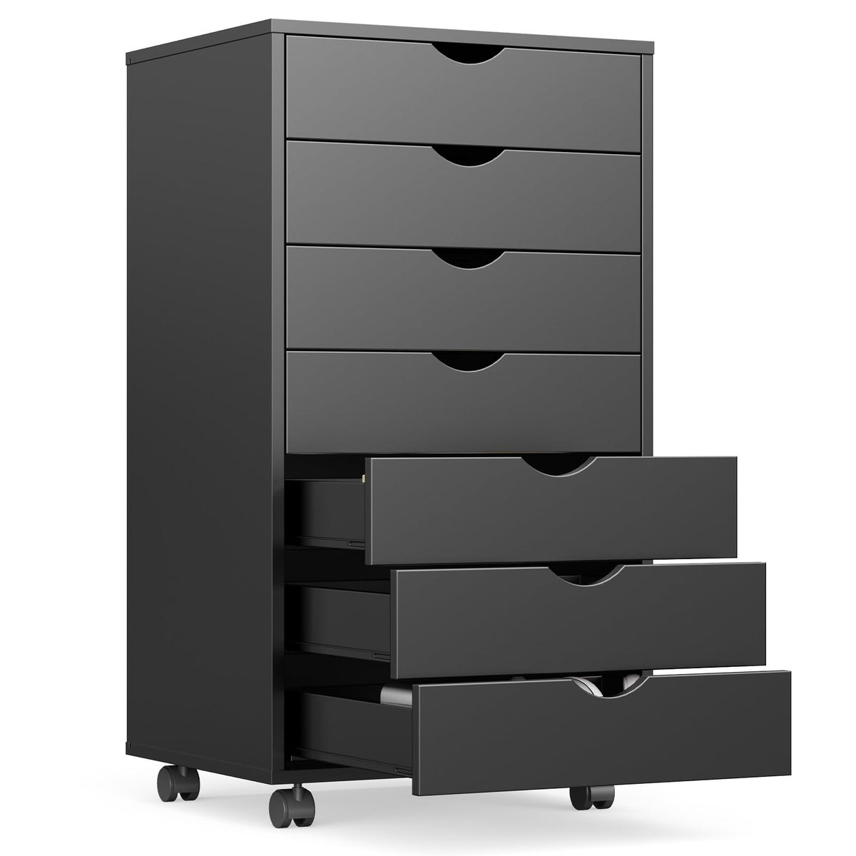 Mobile 7-Drawer File Cabinet and Printer Stand