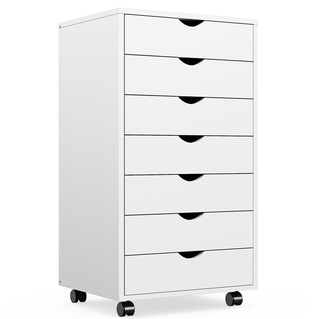 Mobile 7-Drawer File Cabinet and Printer Stand
