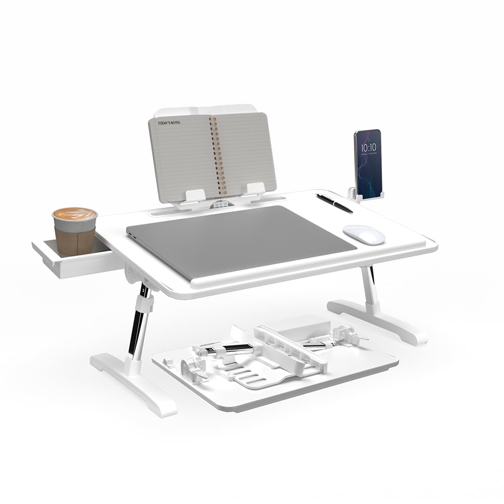 Adjustable Portable Desk and Lap Workstation
