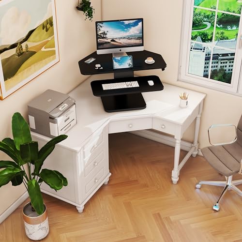 32-Inch Corner Standing Desk Converter