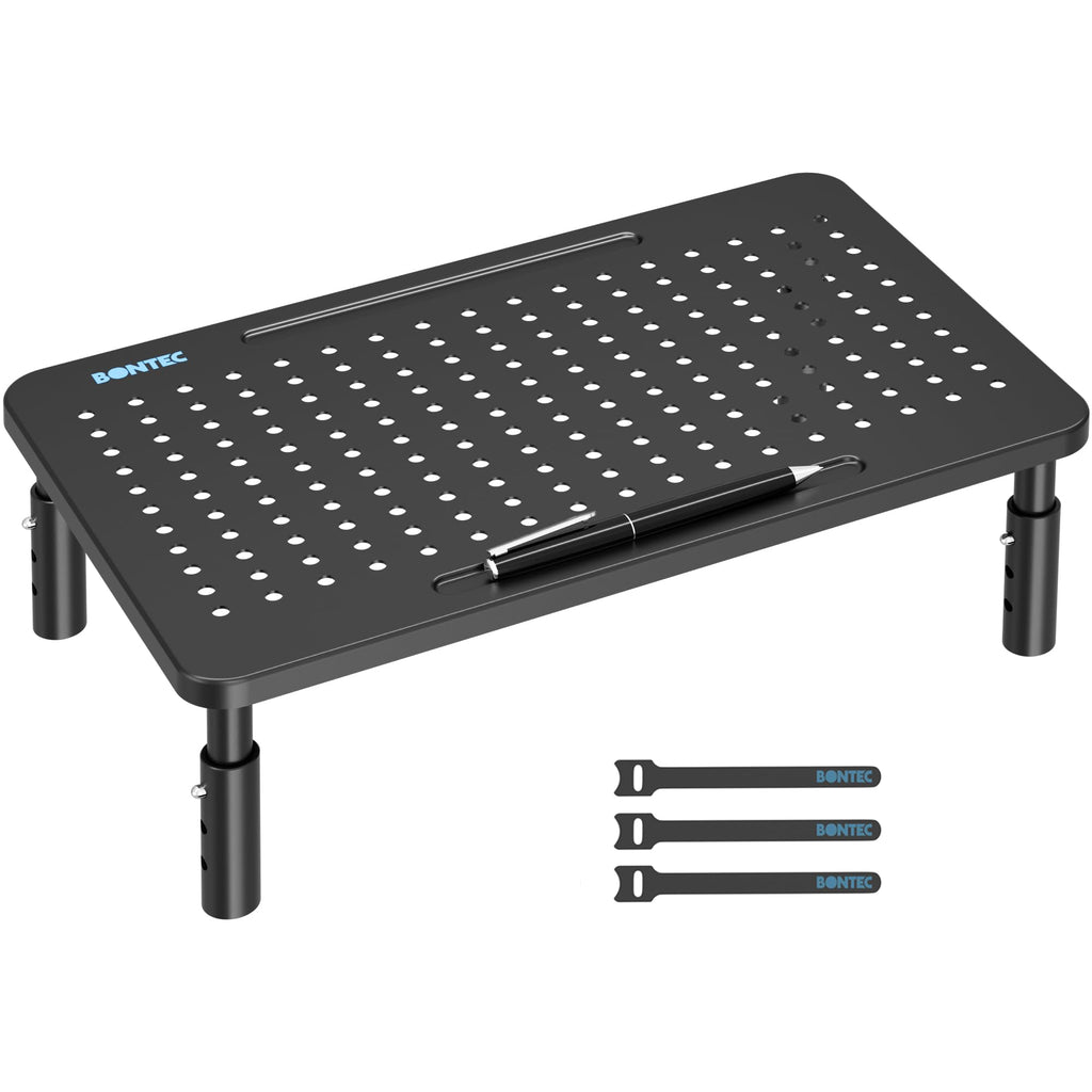 Adjustable Monitor Stand with Drawer