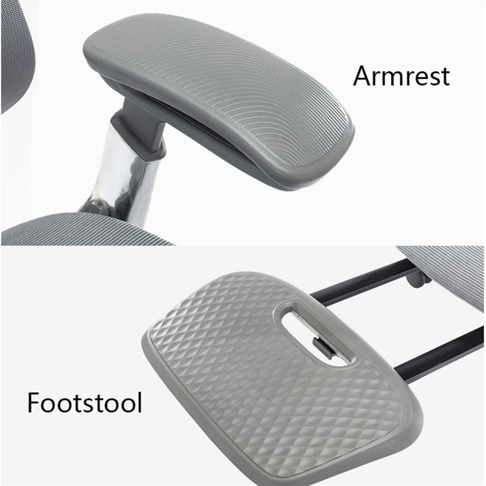 Mesh Ergonomic Office Chair with Footrest