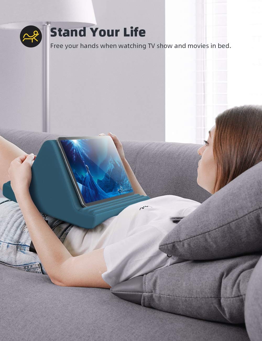 Six-Angle Pillow Tablet Stand