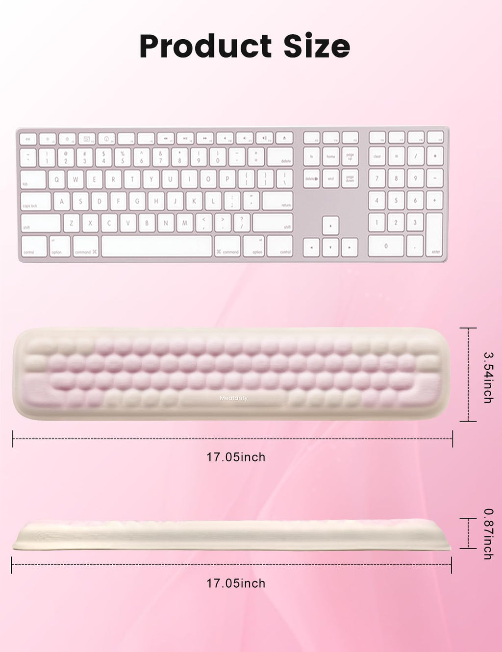 Keyboard and Mouse Wrist Rest Set