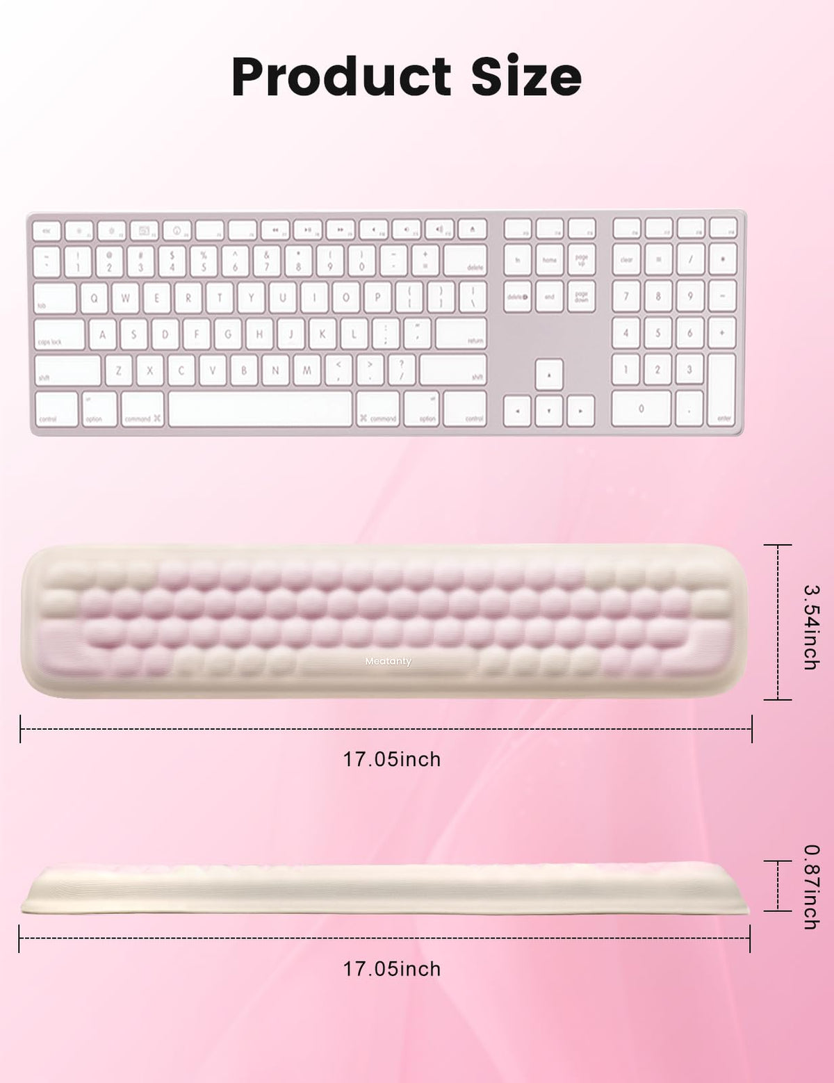Keyboard and Mouse Wrist Rest Set