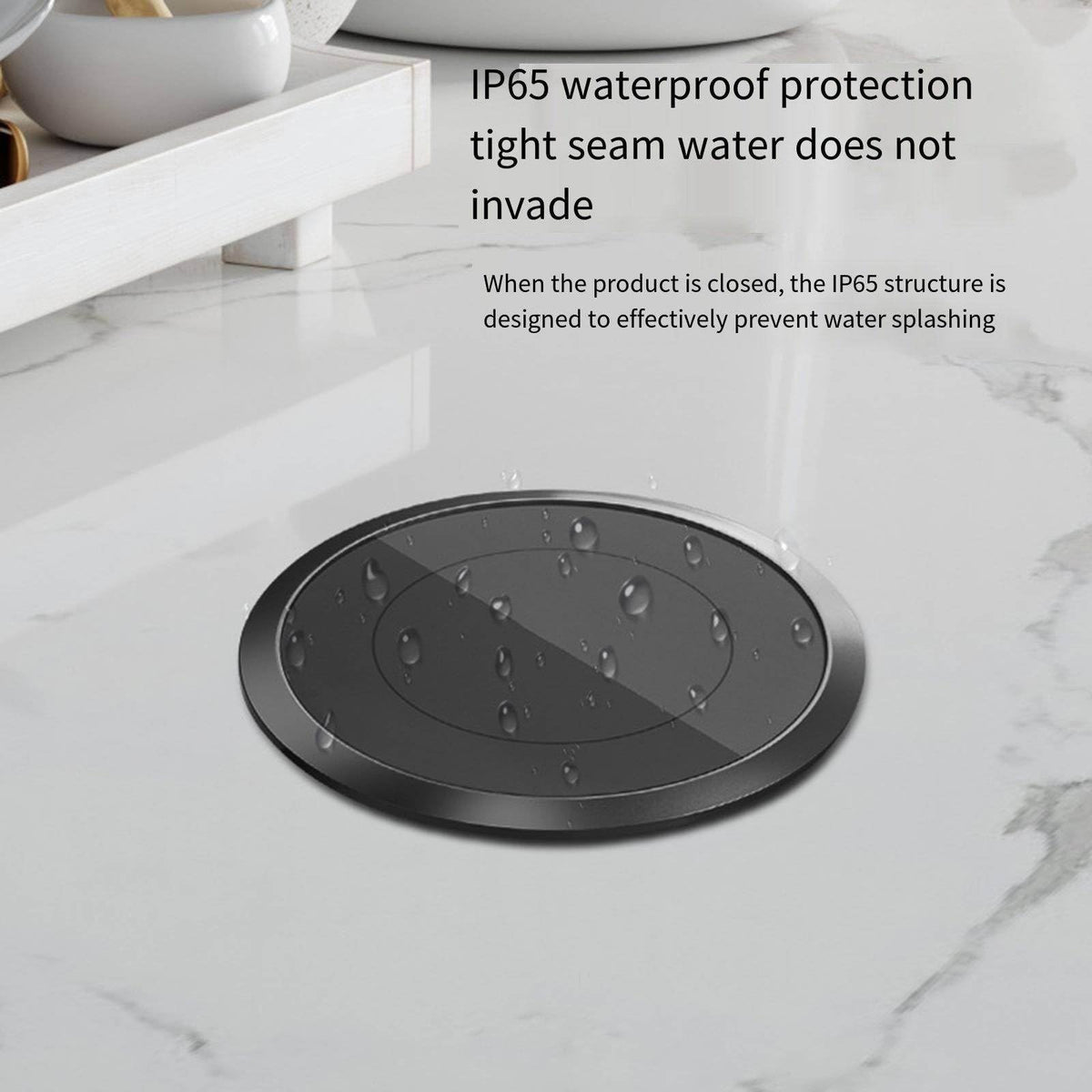 Motorized Pop-Up Desktop Power Socket