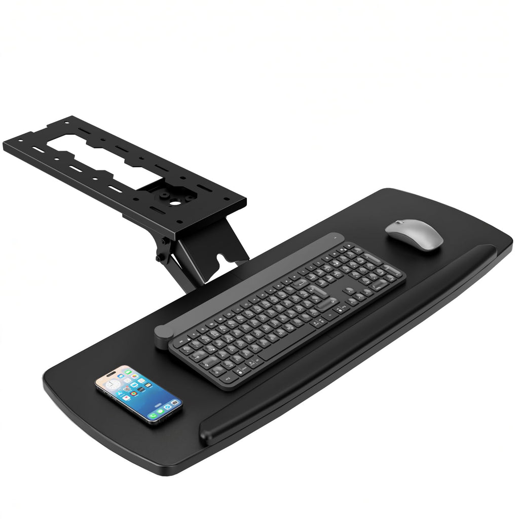27-Inch Clamp-On Under-Desk Keyboard Tray