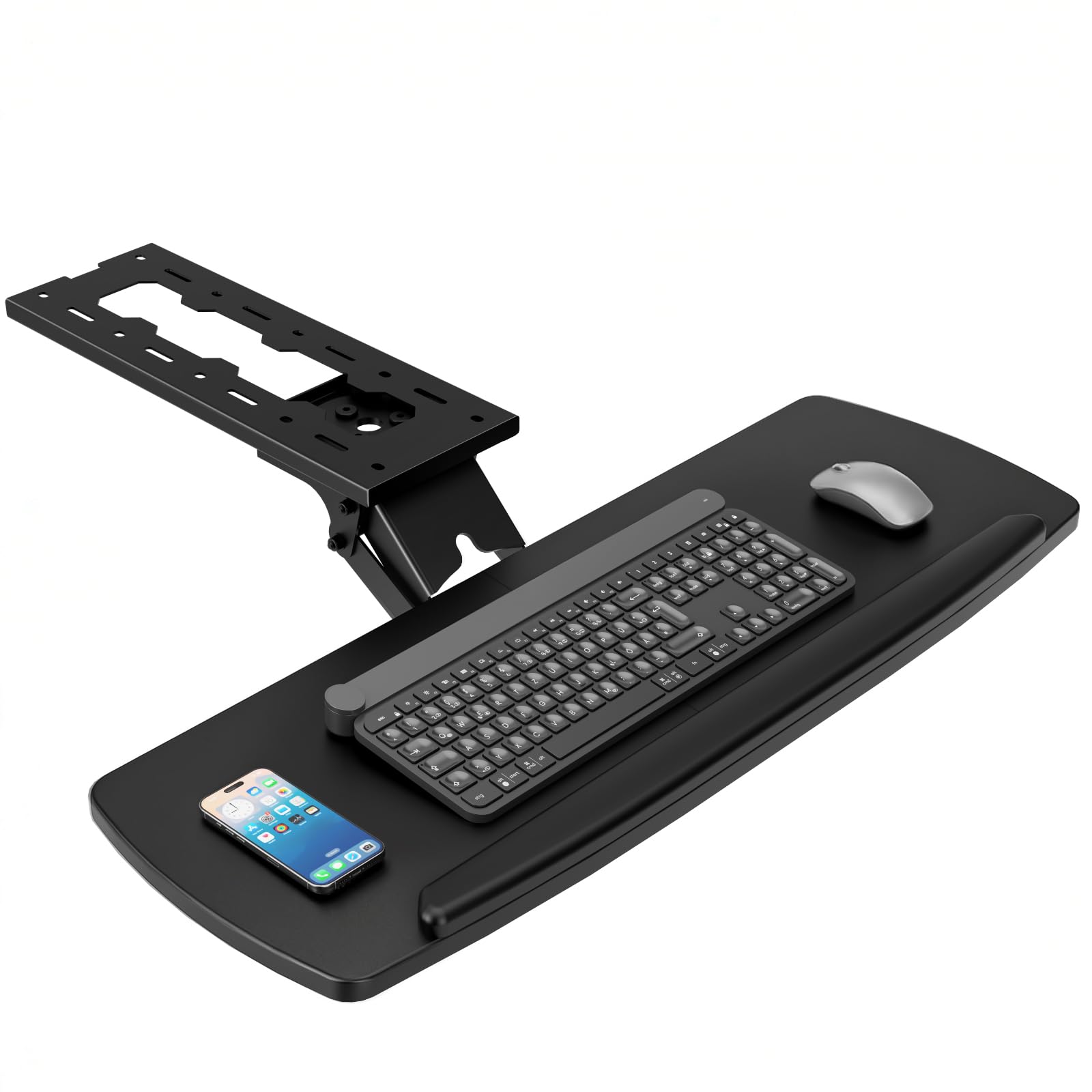 27-Inch Clamp-On Under-Desk Keyboard Tray