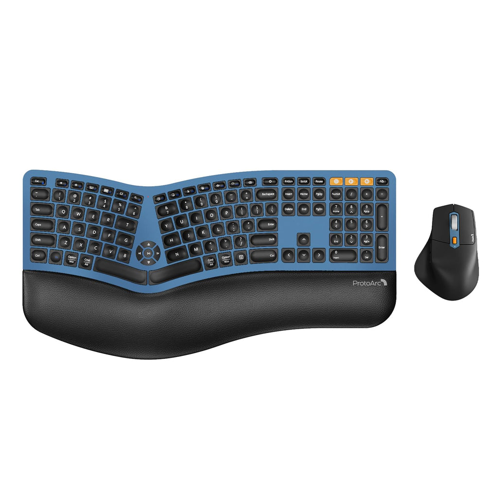 Full-Size Split Ergonomic Keyboard and Mouse