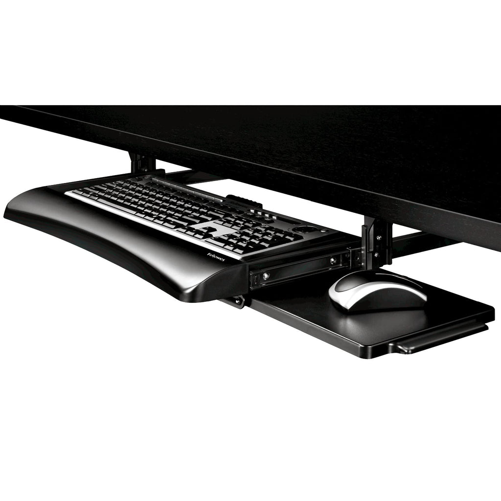 Height-Adjustable Under-Desk Keyboard Drawer