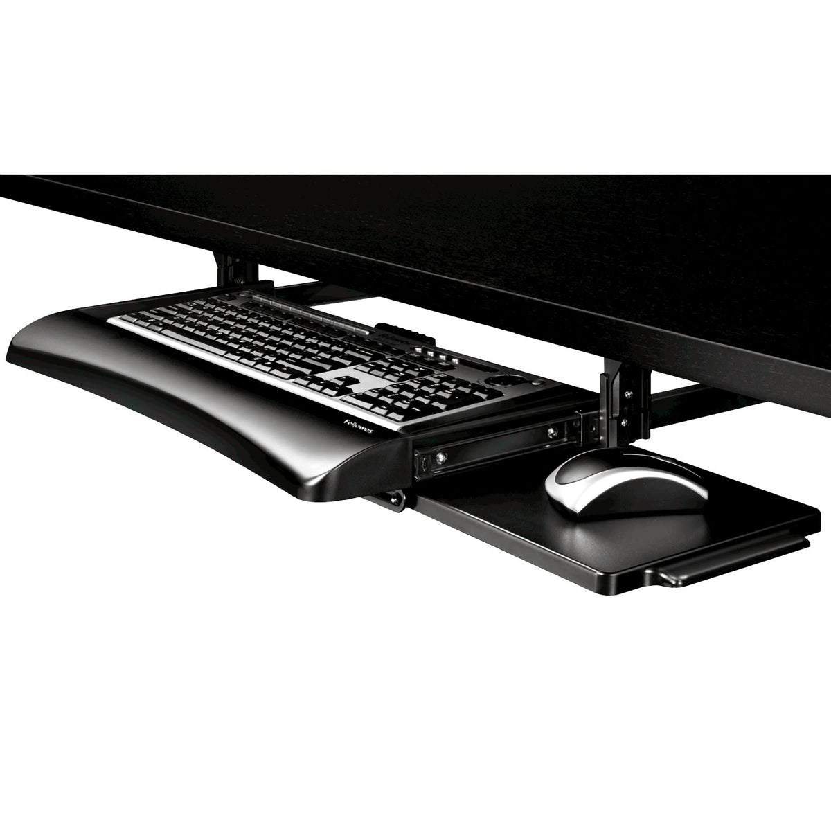 Height-Adjustable Under-Desk Keyboard Drawer