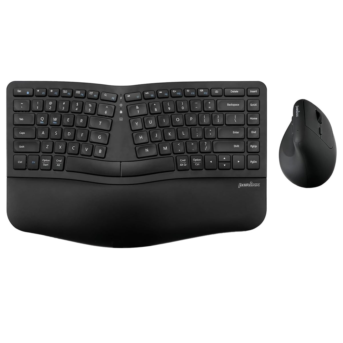 Compact Ergonomic Keyboard and Vertical Mouse