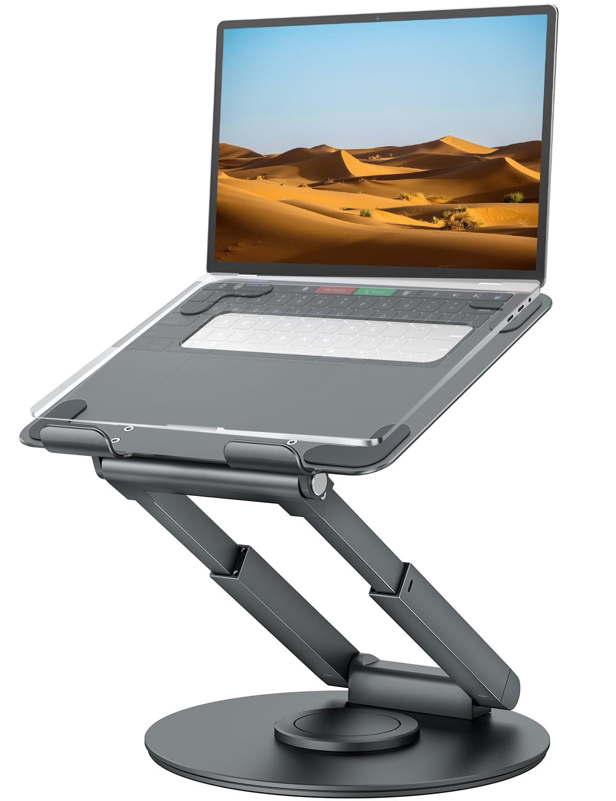 Telescopic Sit-Stand Laptop Riser