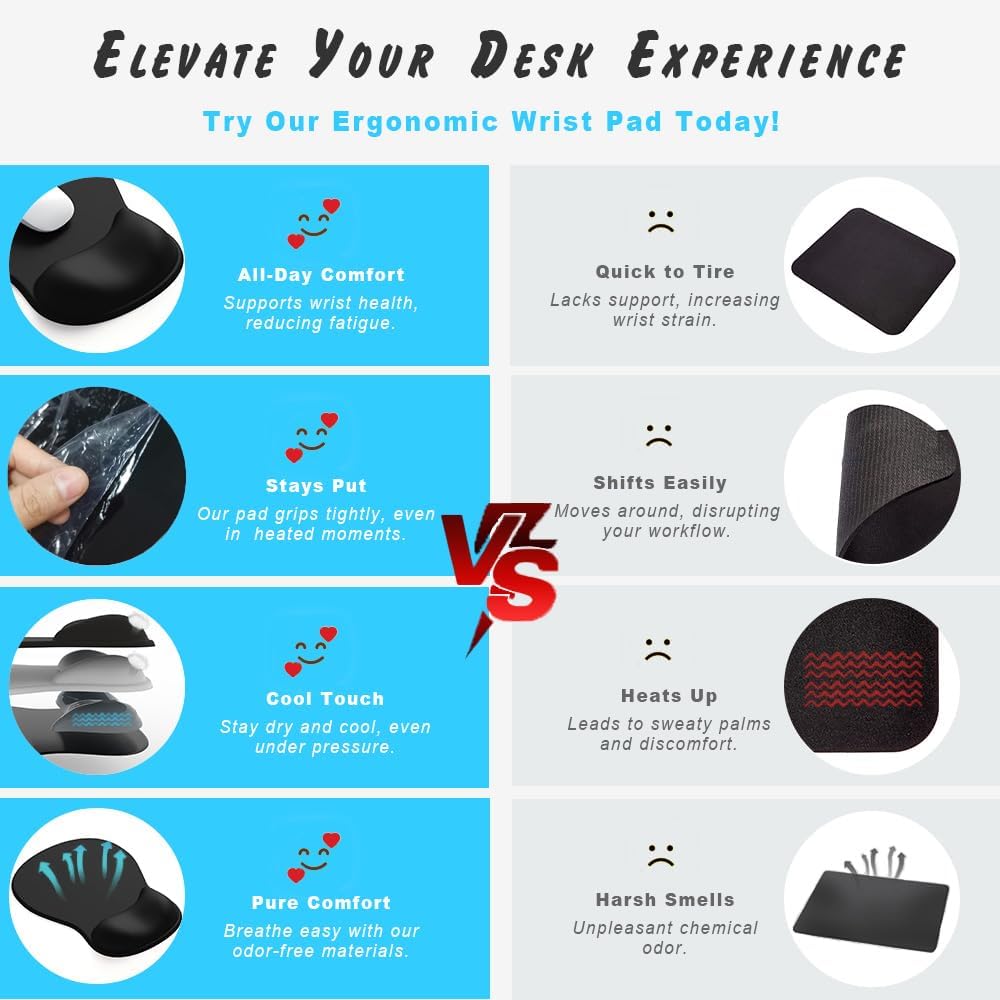 Gel Wrist Rest Mouse Pad