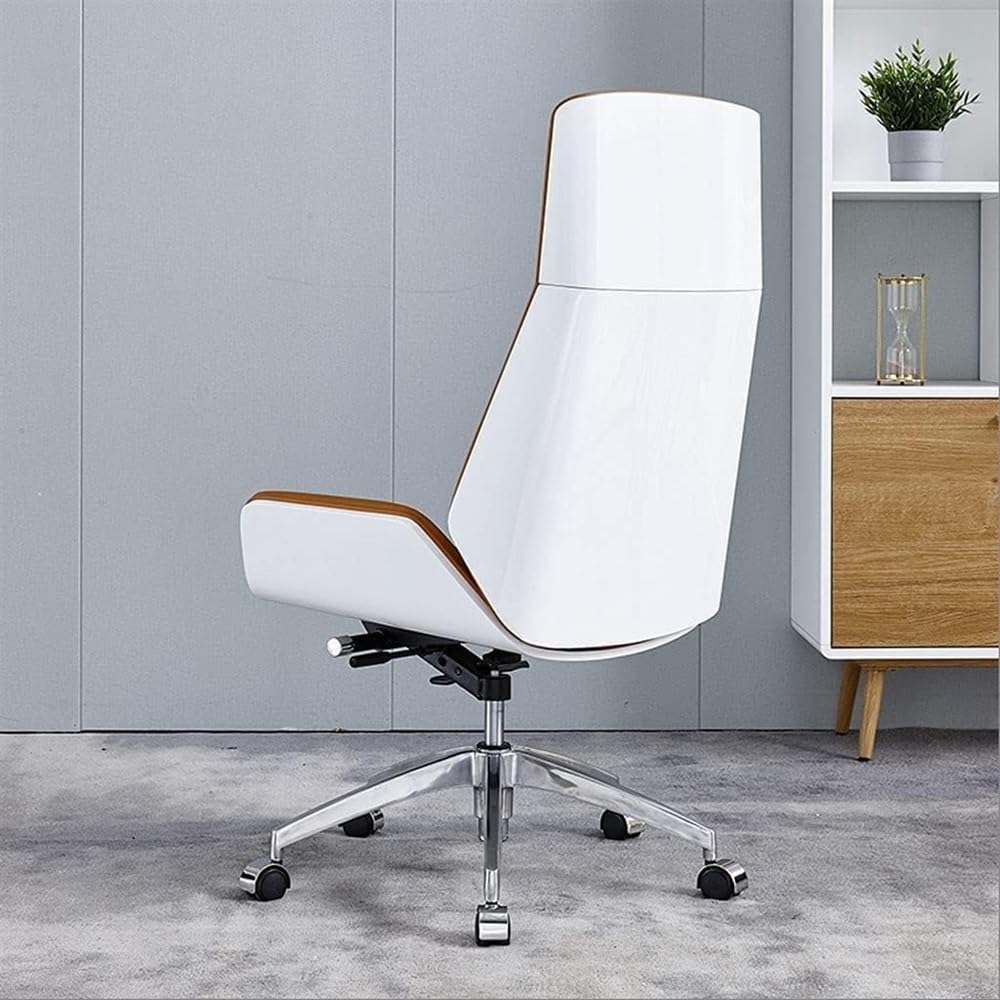 High-Back Leather Ergonomic Office Chair