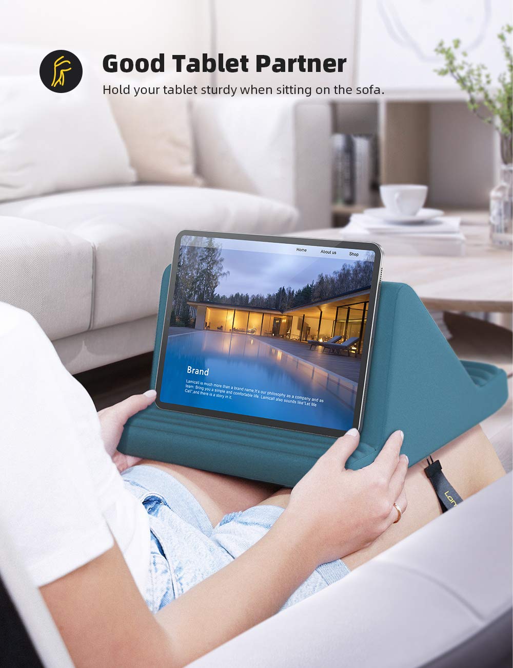 Six-Angle Pillow Tablet Stand
