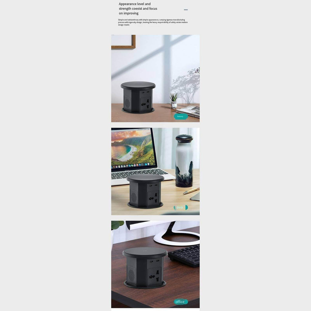 Motorized Pop-Up Desktop Power Socket