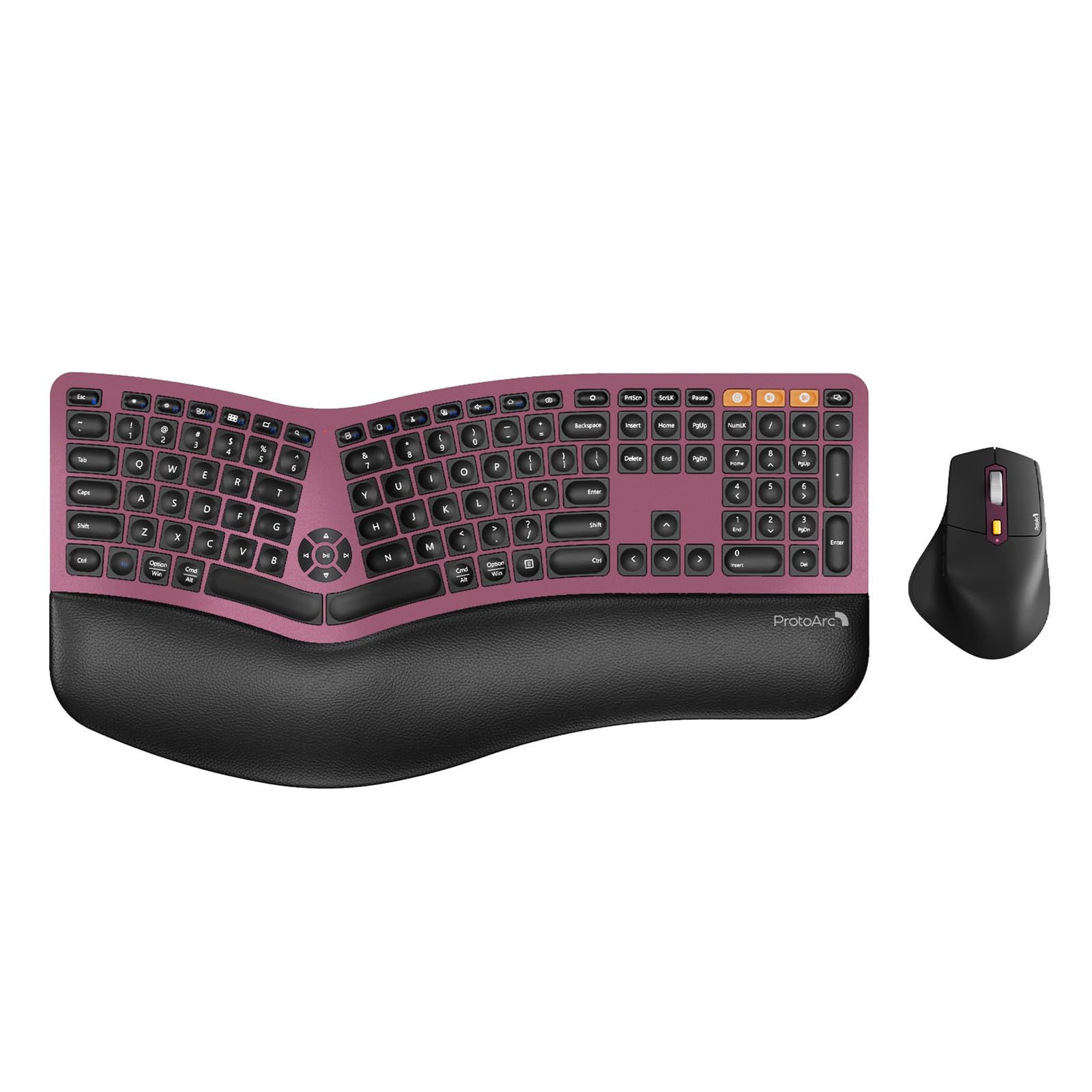 Full-Size Split Ergonomic Keyboard and Mouse