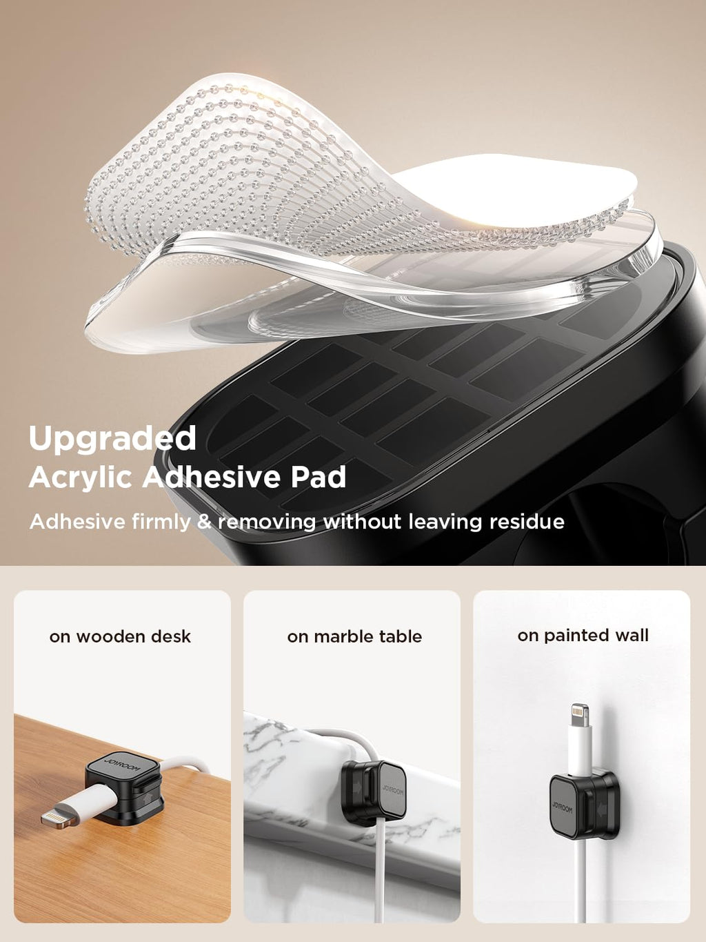 Magnetic Desktop Cord Holder