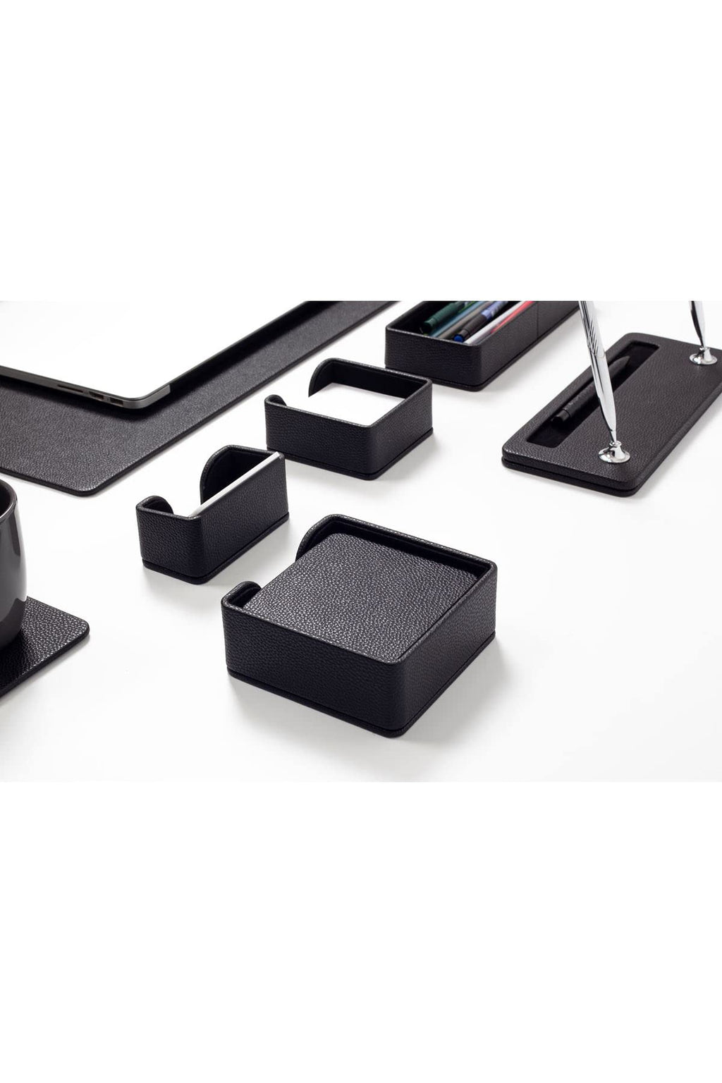 10-Piece Roma Leather Desk Pad Set