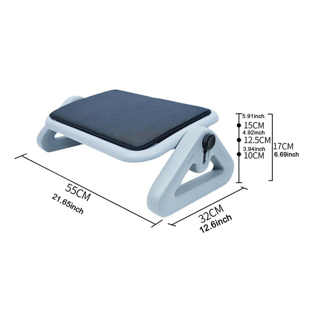 Six-Position Adjustable Office Footrest