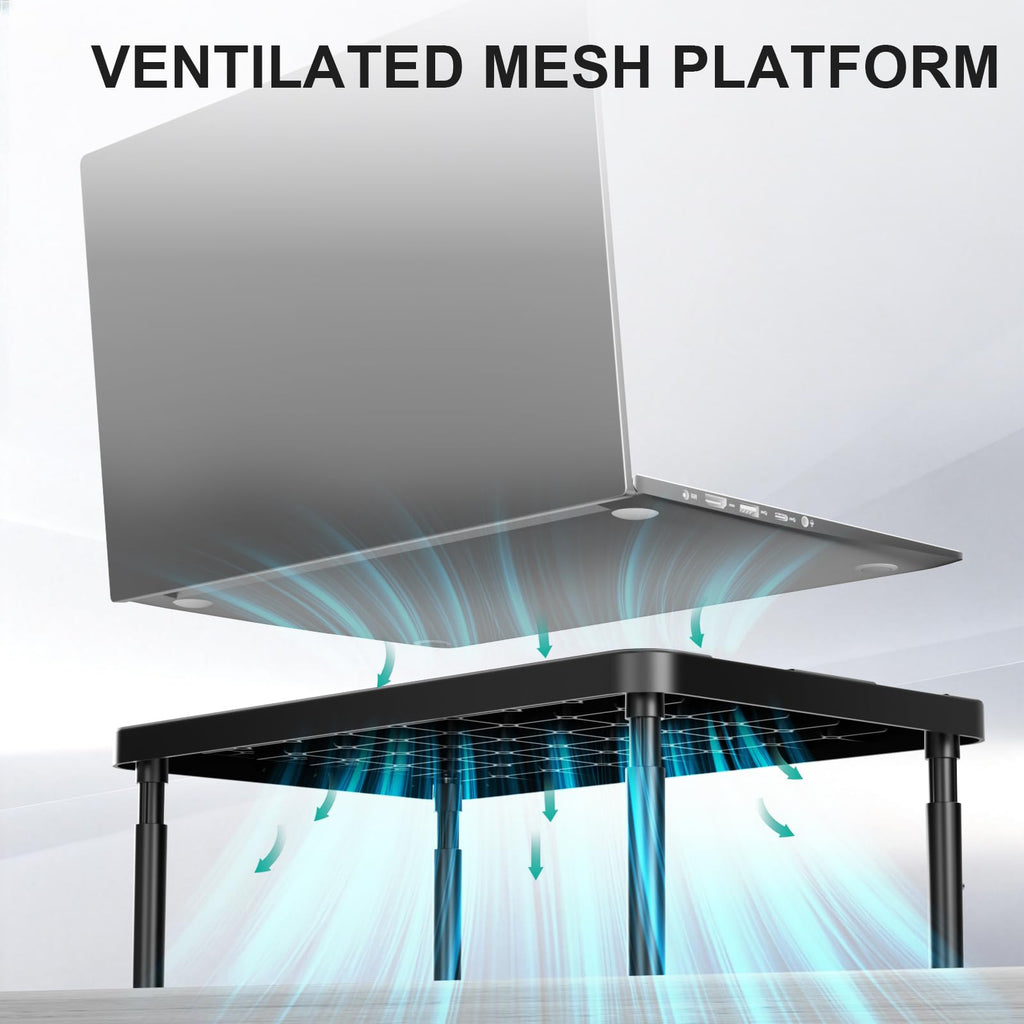 Height-Adjustable Monitor Riser