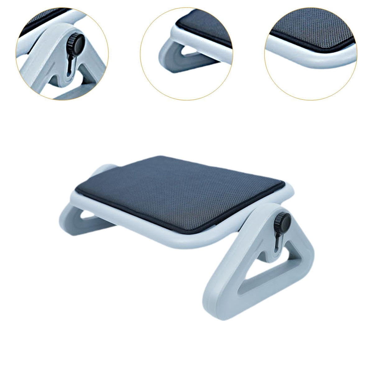 Six-Position Adjustable Office Footrest