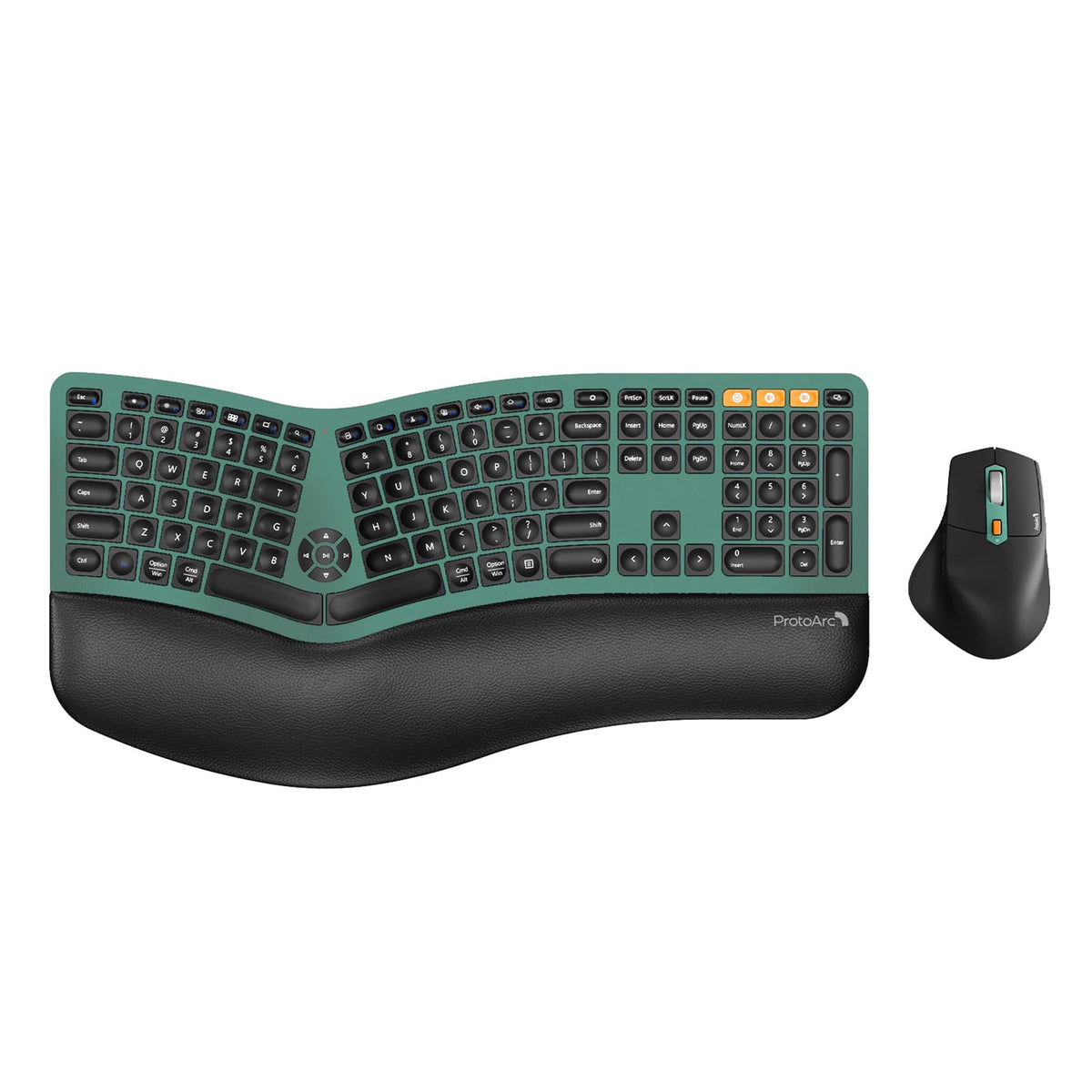 Full-Size Split Ergonomic Keyboard and Mouse
