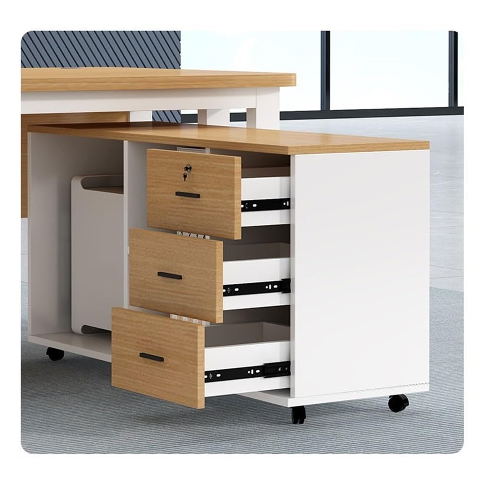 Locking Mobile Under-Desk File Cabinet