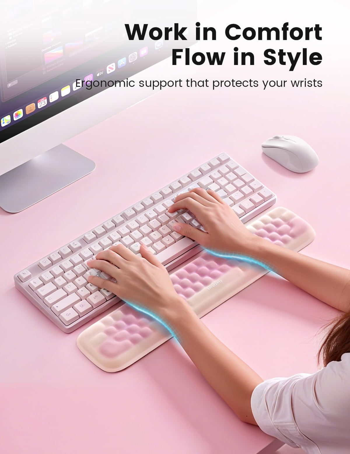 Keyboard and Mouse Wrist Rest Set