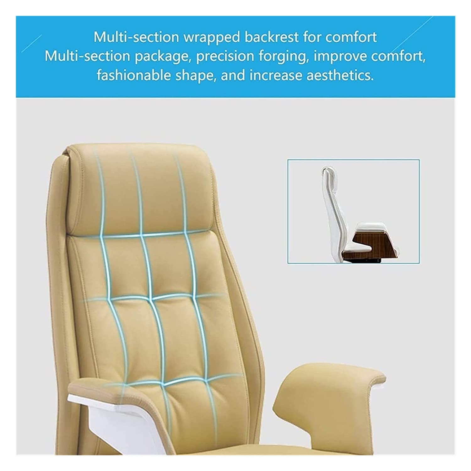High-Back Adjustable Executive Office Chair