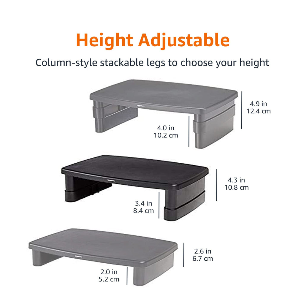 Stackable Monitor and Laptop Stand