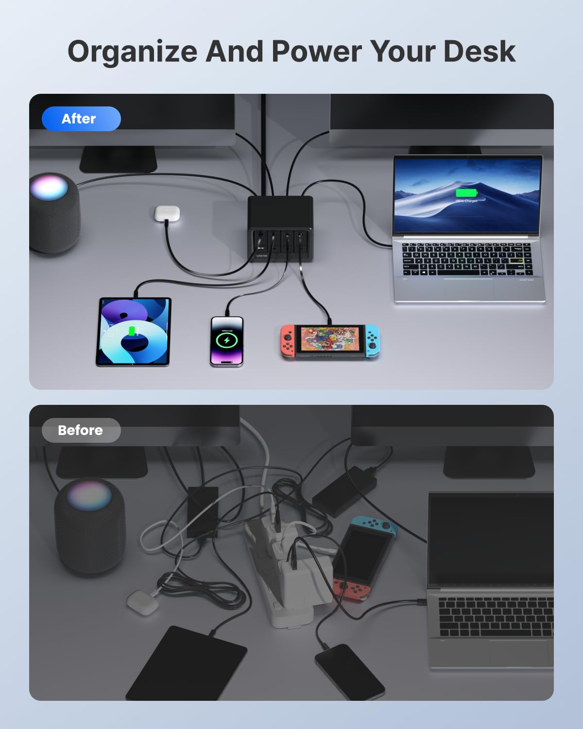 12-in-1 Desktop Charging Station